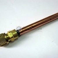 Клапан шредера (Нипель) 1/4 з трубкою L= 100 mm с трубкой Италия 481281719208