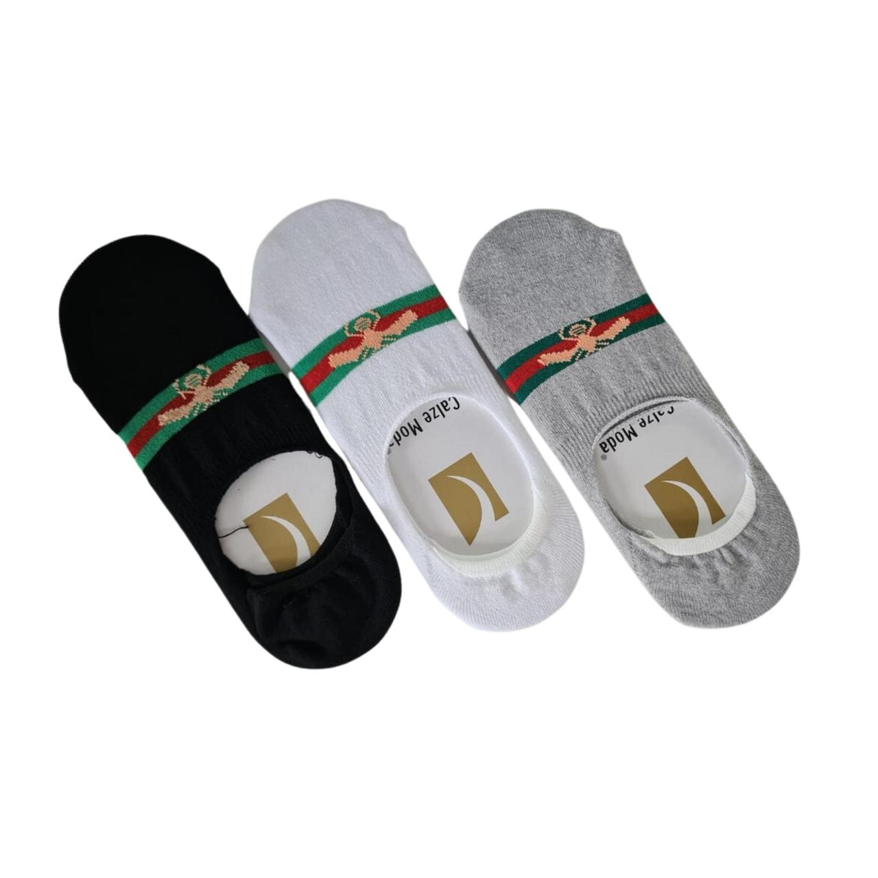 Слідки Жіночі Calze Moda 36-40 з силіконовою п'ятою Асорті