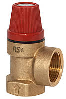 Предохранительный клапан 1/2" 2 bar для систем отопления и водонагрева,RSk Италия