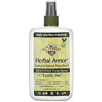 All Terrain, Herbal Armor, натуральный спрей от насекомых, без ДЭТА, 240 мл