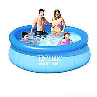 Надувний басейн сімейний Intex Easy Set 28110, 244 х 76 см