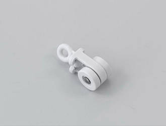 Бігунок до електрокарнизу Torro, Somfy на ролику Білий