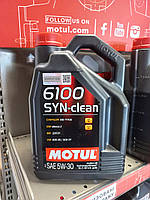 Моторное масло MOTUL / 6100 Syn-clean 5W30 / 5 л