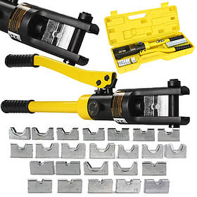 Прес ручний гідравлічний AL-FA AL49535 18 тон для обпресування кабельних наконечників від 16 до 70 мм2