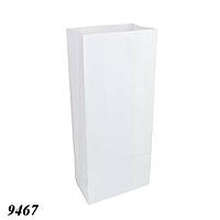 Пакет бумажный белый 11х27х6.5 см (10шт)