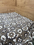 Плед махровий із бамбукового волокна розміром із тисненням у формі квіткового візерунка 150х200, фото 2
