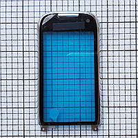 Тачскрин Nokia C7-00 сенсор с рамкой для телефона черный