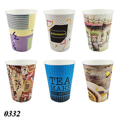 Стакан паперовий одноразовий з Малюнком 250 мл (50шт)