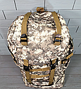 Тактичний рюкзак із регулюванням розміру 140 л (85*50*35 см) 7780/Армійський баул, фото 8