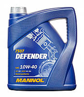 Моторне масло Mannol 7507 DEFENDER 10W-40 4л напівсинтетичне.