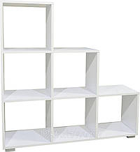 Стелаж Піраміда 6 з ДСП в дитячу/вітальню Світ Меблів