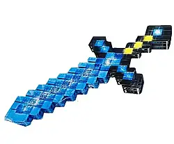 Minecraft лого Меч My World конструктор 1441 деталей