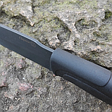 Ніж фіксований Кизляр Стриж, AUS-8, эластрон, чорний клинок, фото 5