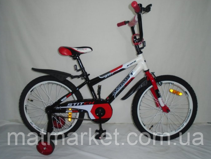 Дитячий велосипед Azimut Stitch 12" Червоний
