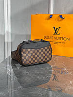 Стильная брендовая сумка мессенджер Louis Vuitton коричневая коллекция 2022