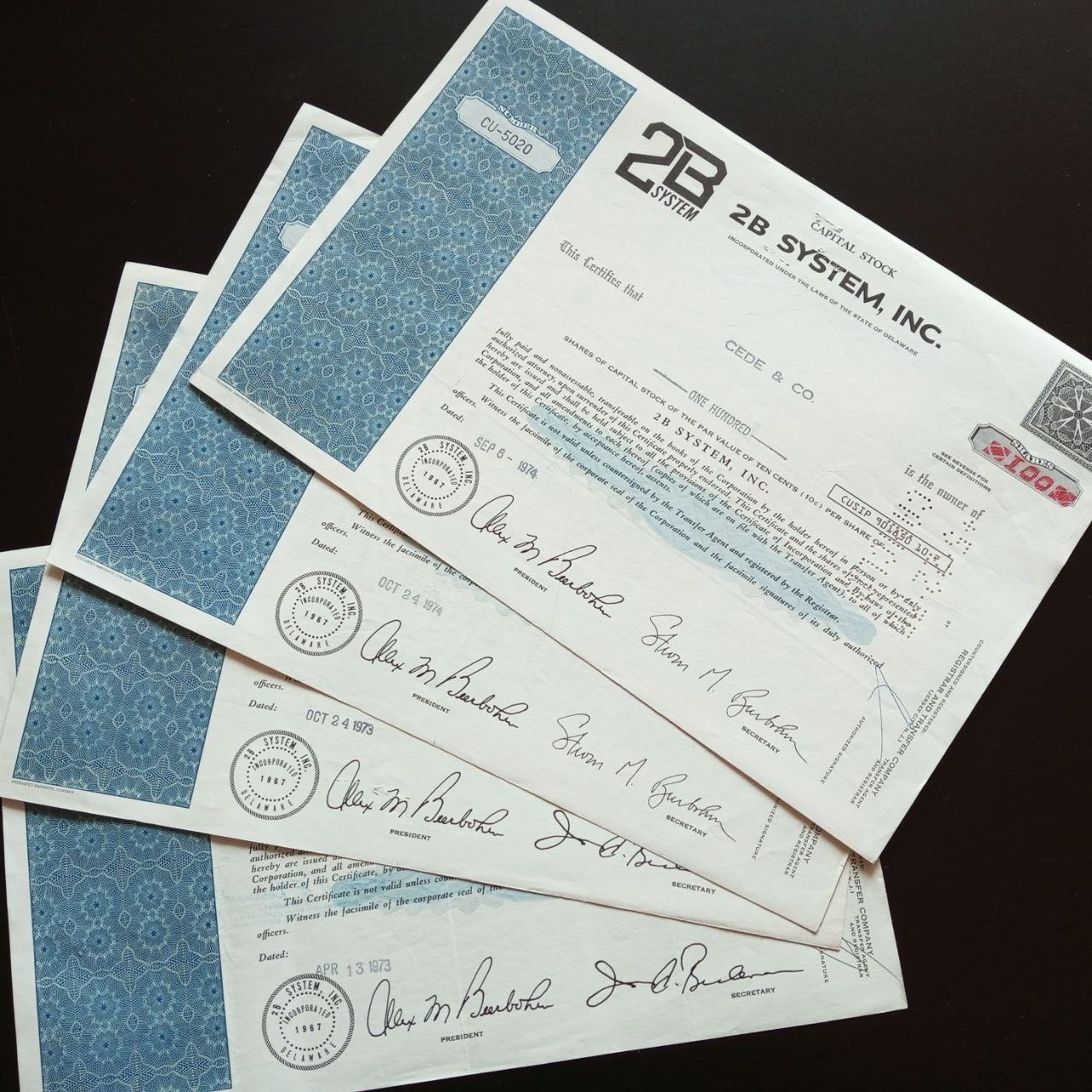 Акція. США. 1974 рік No5020 (Б-32)