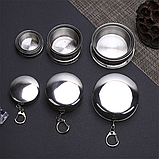 Стакан складаний із неіржавкої сталі. Туристична чарка. 150 мл, фото 9