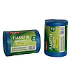 Пакети для сміття 60л 100 шт, сміттєві пакети 60 літрів, мішки під сміття міцні сині, фото 4