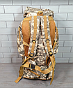 Тактичний рюкзак із регулюванням розміру 100 л (75*42*32 см) 1760 / Армійський баул, фото 8