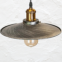 Люстра підвіс світильник у стилі Loft колір Чорний + Срібло Diasha 6856-260-BK-SV
