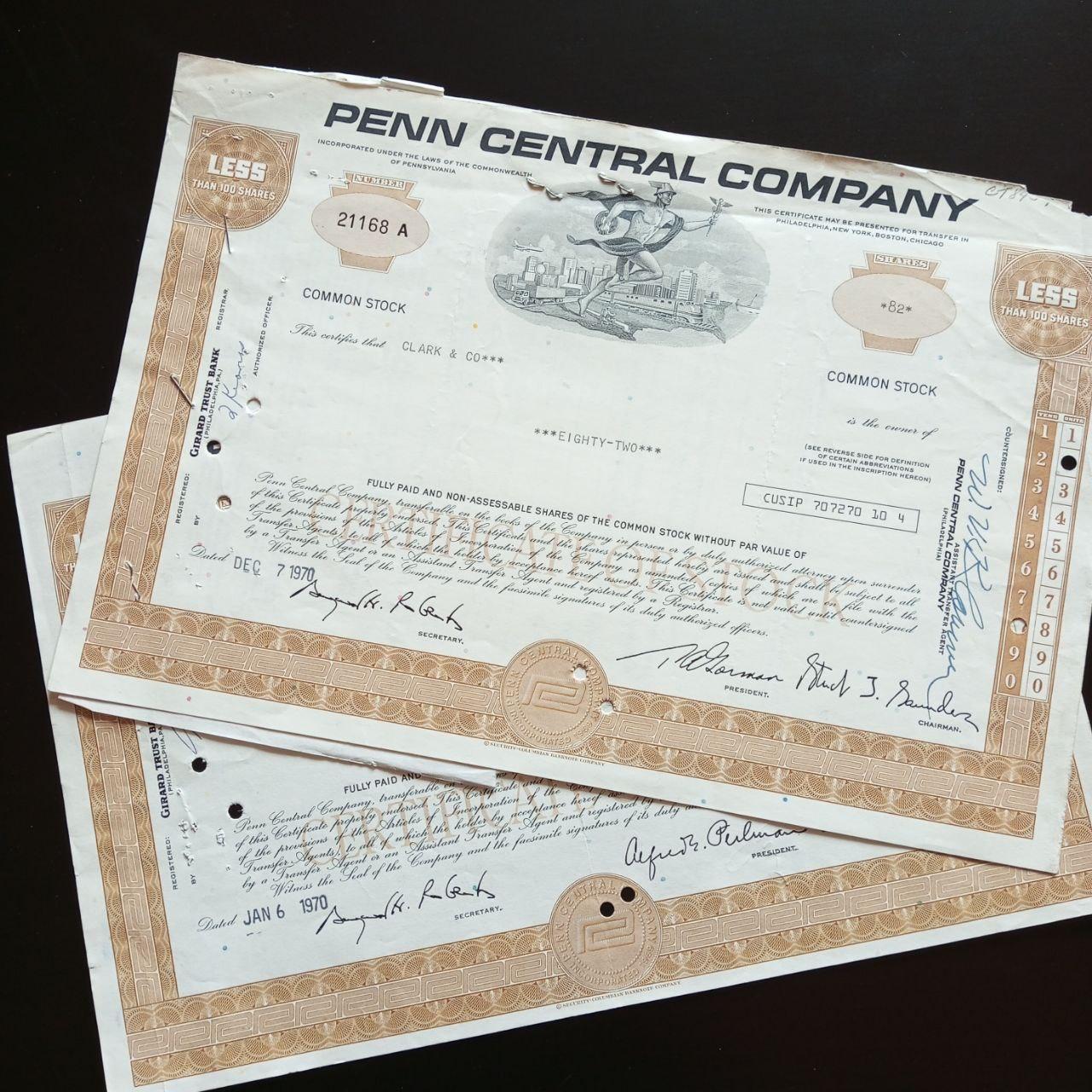 Акція. США. 1970 рік No21168 (Б-32)