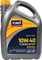 Моторное масло YUKO TurboSynt Diesel 10w40 CF-4/SG 1л Для дизельных двигателей легковых и грузовых автомобилей