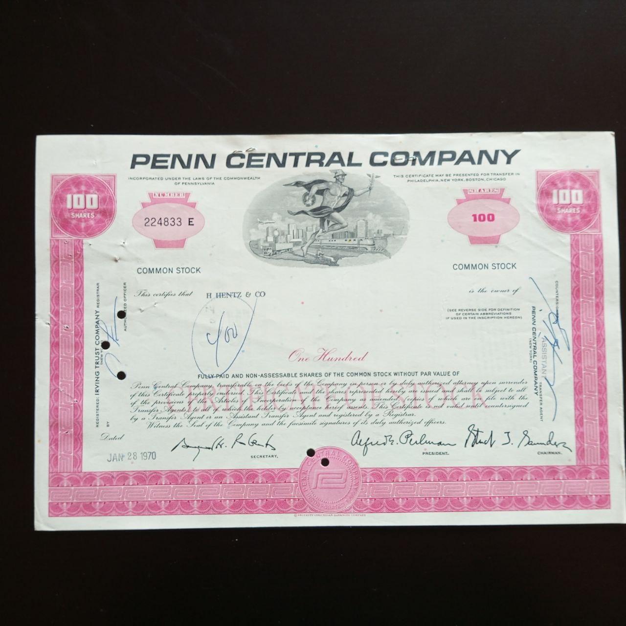 Акція. США. 1970 рік No224833 (Б-32)