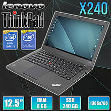 Ноутбук Lenovo ThinkPad X240 12.5'' i5 4300U 8GB RAM 240GB SSD