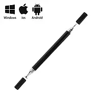 Універсальний стилус Ручка 2в1 Stylus Touch Pen для смартфона, телефона, планшета, сенсорного екрана Чорний