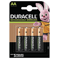 Аккумулятор Duracell R6 2500mAh зарядке 4bl (цена за 1шт)