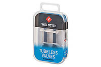 Вентиль Weldtite 05050 TUBELESS VALVE KIT для бескамерных ободов, 55мм, (2шт)