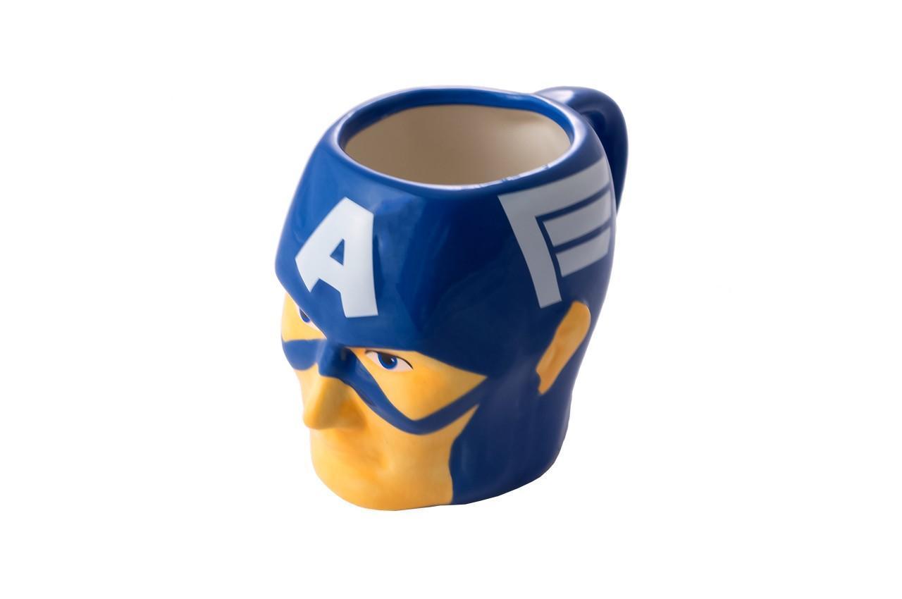 Чашка керамічна Elite — 400 мл Captain America (EL-KH-025-1) Капітан Америка EL-KH025-1 Краща ціна
