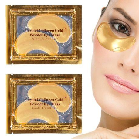 Патчі золоті під очі з колагеном Collagen Crystal Gold, 1 пара CrystalGold Краща ціна