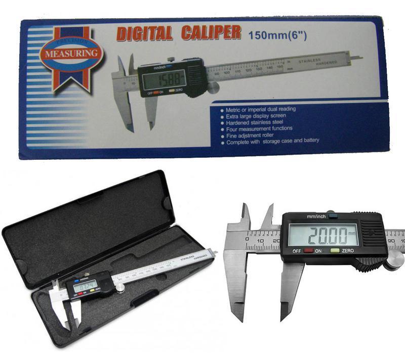 Штангенциркуль електронний з LCD-дисплеєм Digital caliper 150 мм 150mm Краща ціна