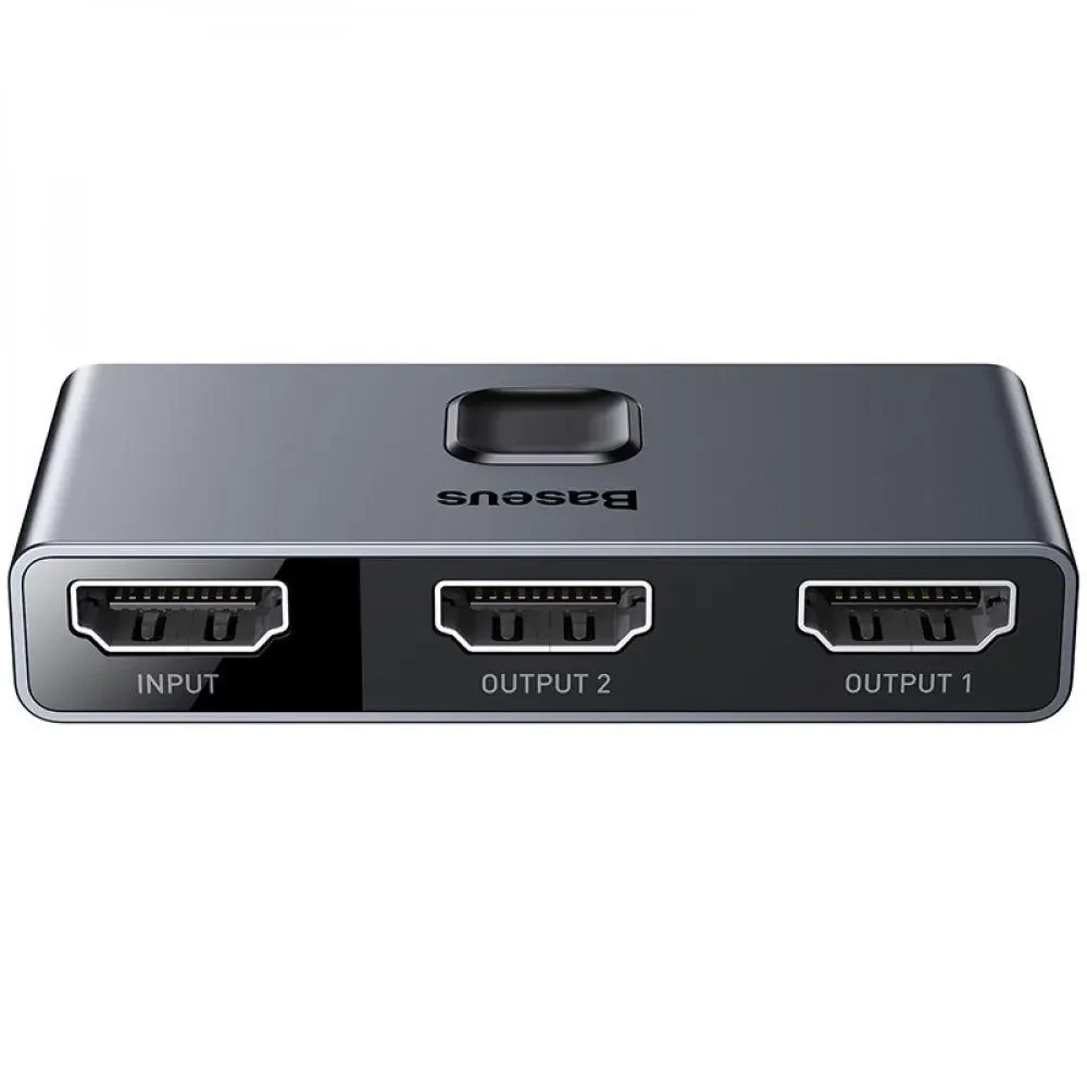 Hub Baseus HDMI to 2HDMI CAHUB-BC BC7 Краща ціна