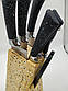 Набір ножів Rainberg RB-8806 на 8 предметів із ножицями + підставка Краща ціна, фото 3