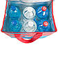 Термосумка, сумка холодильник 32х20х35 см 22 л Sannen Cooler Bag Червоно-синя DT4244 Краща ціна, фото 5