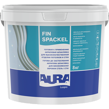 Акрилова шпаклівка фінішна Aura Luxpro Fin Spaсkel, 1.2кг (39823)