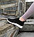 АКЦІЯ! Повномірні жіночі кросівки сліпони Marilyn чорні, фото 5