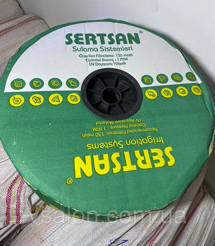 Эмітерна крапельна стрічка SERTSAN, 6милл/30см 500м, фото 1