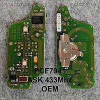Электроника ключа Citroen Peugeot ID46 PCF7941 433Mhz ASK оригинал