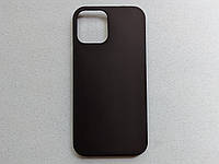 Apple iPhone 12 чехол-накладка (бампер) чёрный, пластиковый, матовый