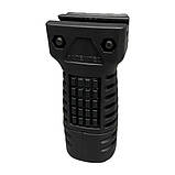Ручка тактична DLG TACTICAL (DLG-116) передня (з відсіком для зберігання, на Вівер/Пікатинні), фото 3