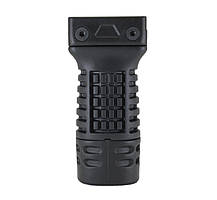 Ручка тактична DLG TACTICAL (DLG-116) передня (з відсіком для зберігання, на Вівер/Пікатинні)