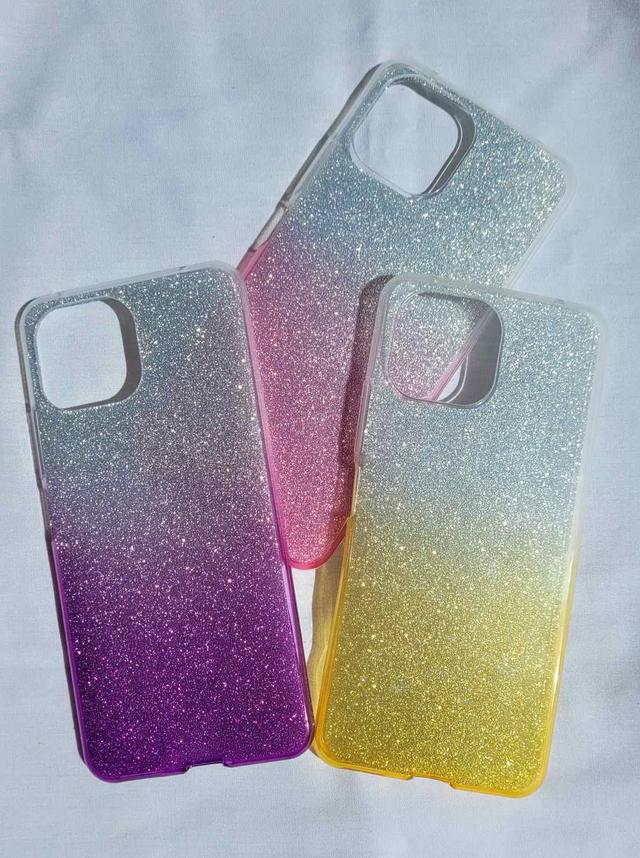 Силиконовый чехол градиент блеск для Xiaomi Mi 11 Lite