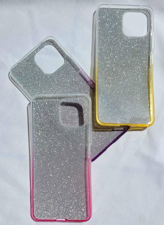 Силиконовый чехол градиент блеск для Xiaomi Mi 11 Lite