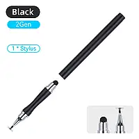 Универсальный Стилус 2в1 Stylus Touch Pen для смартфона, телефона, планшета, сенсорного экрана 2CFD Черный