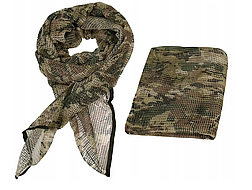 Маскування шарф-сітка Військовий Multicam Тактичний Армійський для СП Універсальний багатофункціональний, фото 2