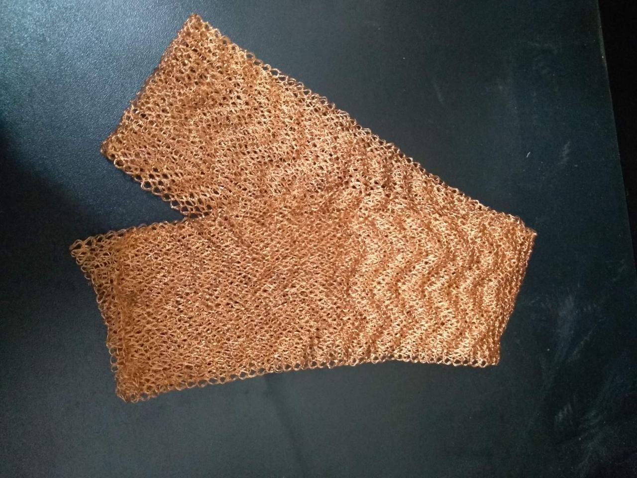 Регулярна дротова насадка Панченкова  (сітка Панченкова) мідна, фото 1