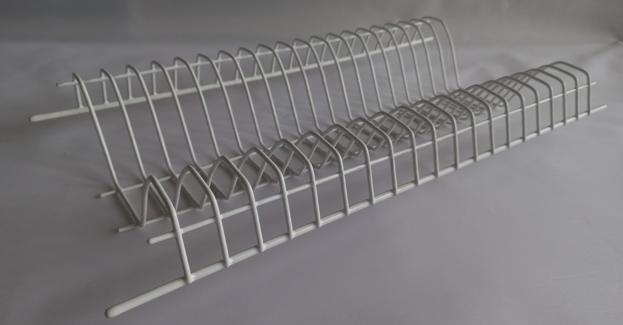 Сушарка для посуду у шафу 50 см біла, для тарілок, фото 1